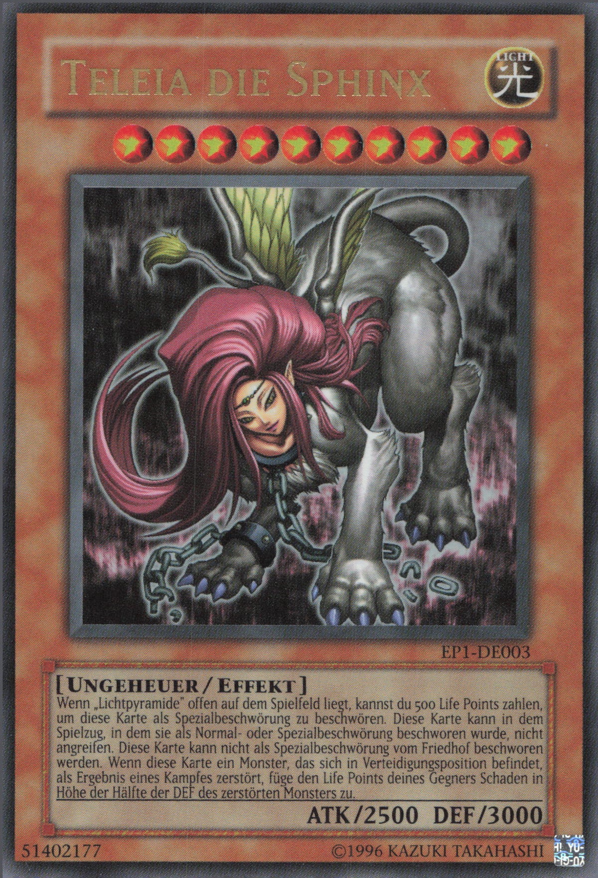 Teleia die Sphinx EP1-DE003 Ultra Rare — ReCollectibles