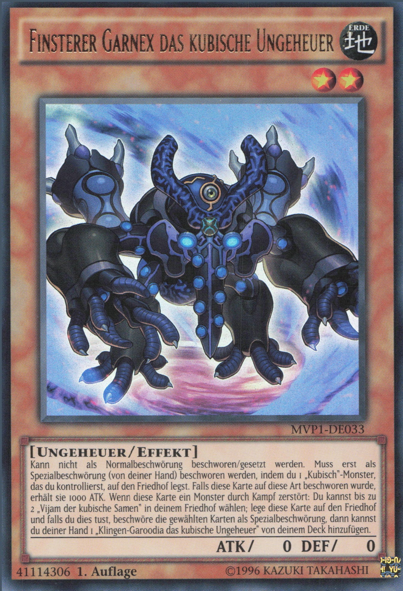 Yu-Gi-Oh! Finsterer Garnex das kubische Ungeheuer (V.1)