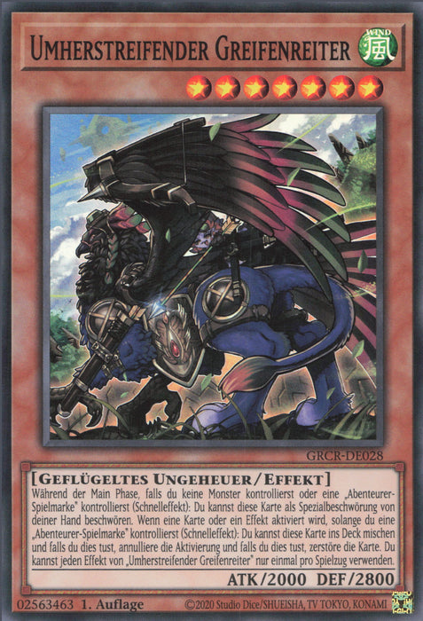 Umherstreifender Greifenreiter GRCR-DE028 Super Rare