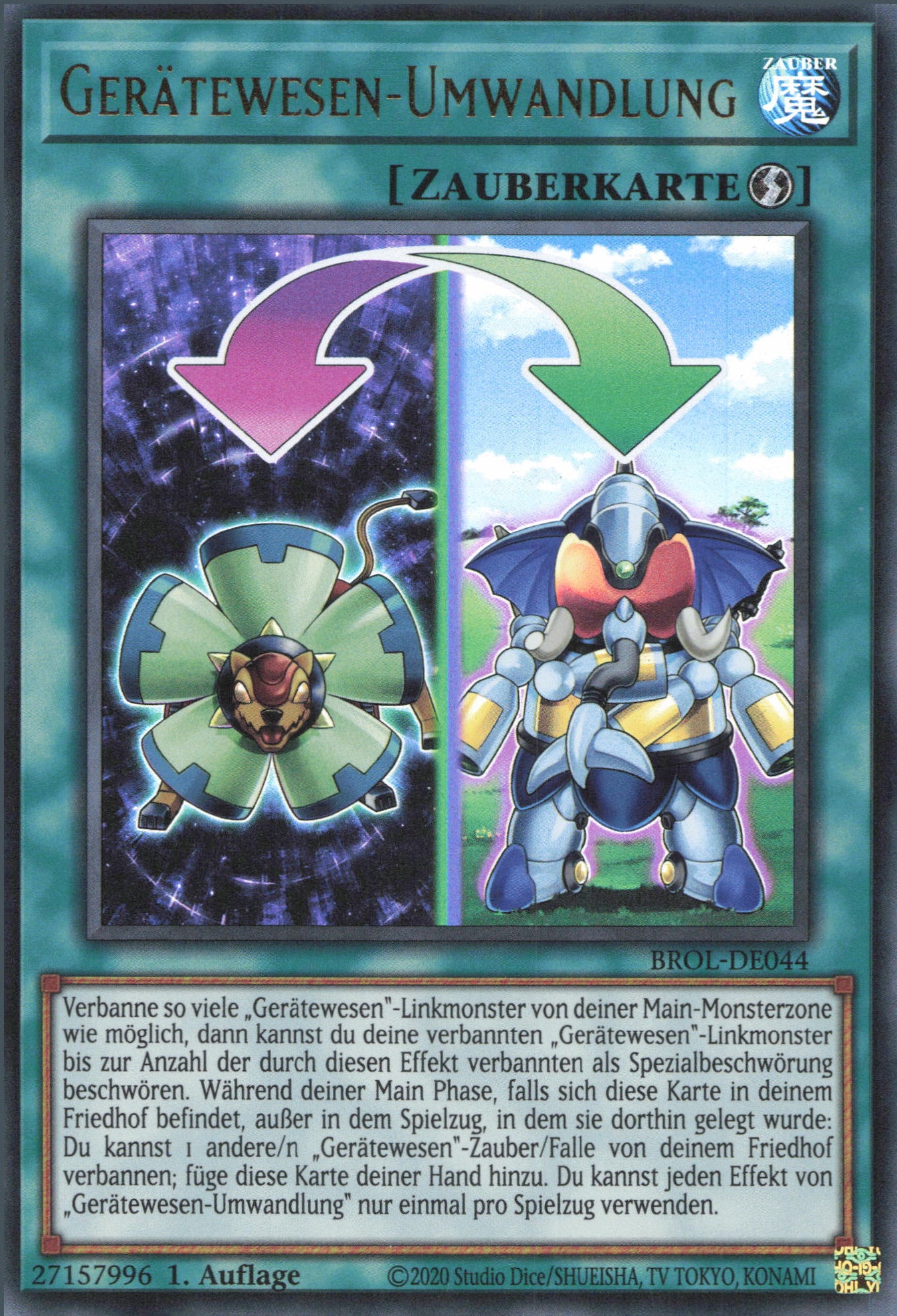 Yu-Gi-Oh! Gerätewesen-Umwandlung