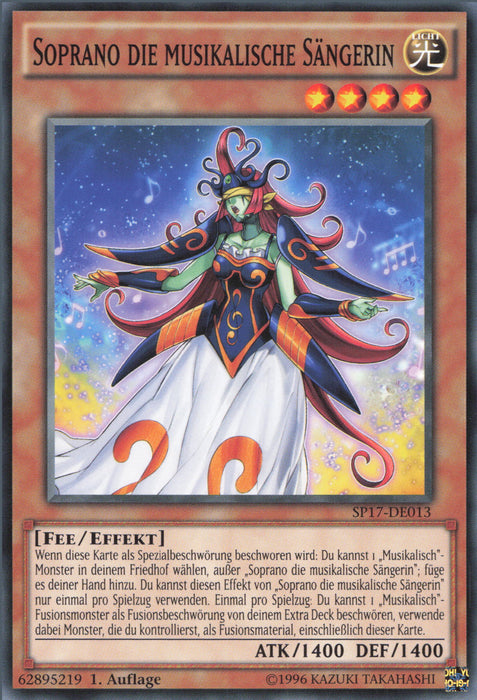 Soprano die musikalische Sängerin (V.1) SP17-DE013 Common