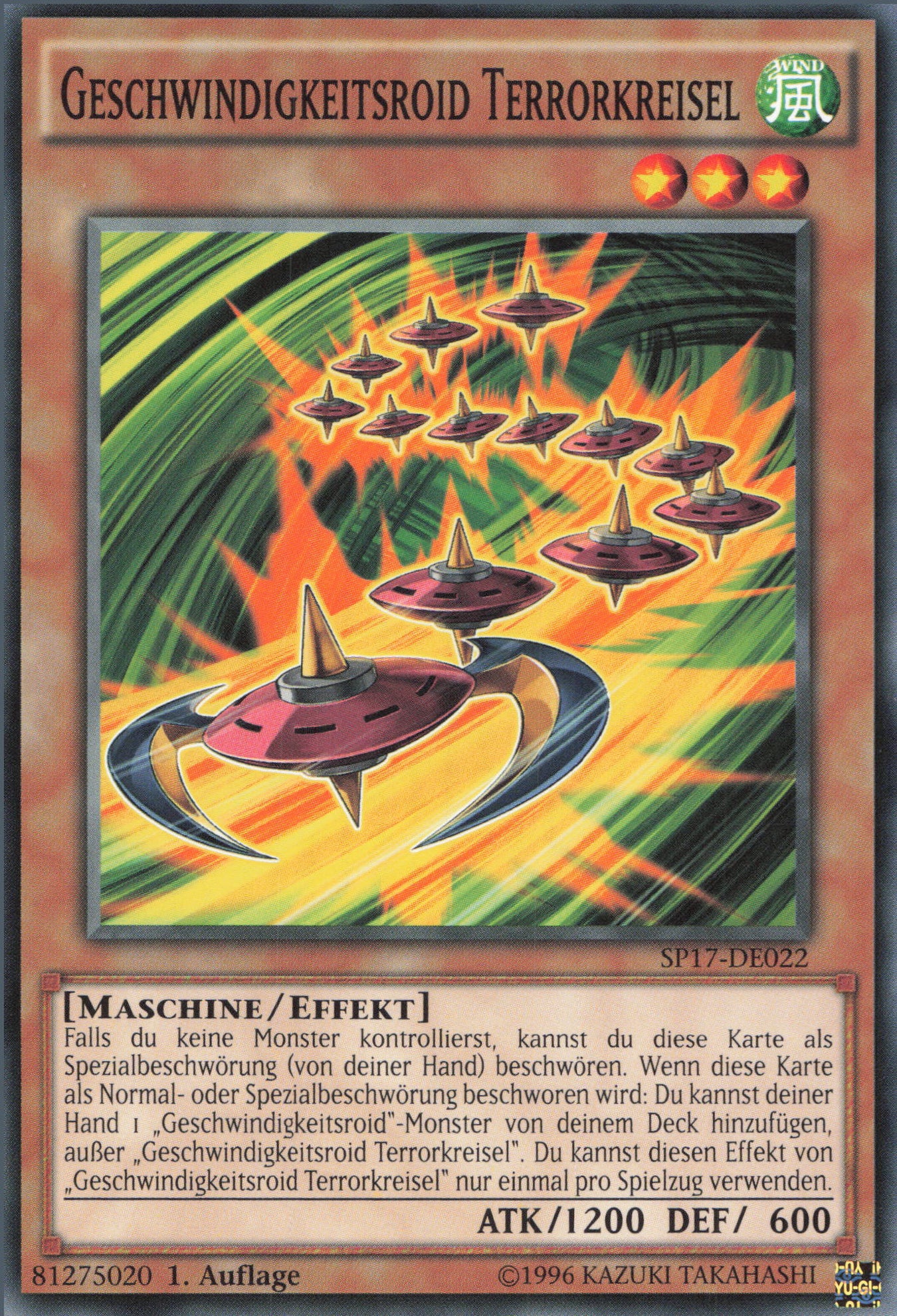 Yu-Gi-Oh! Geschwindigkeitsroid Terrorkreisel (V.1)