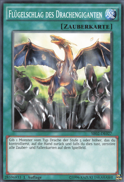 Flügelschlag des Drachengiganten SR02-DE027 Common