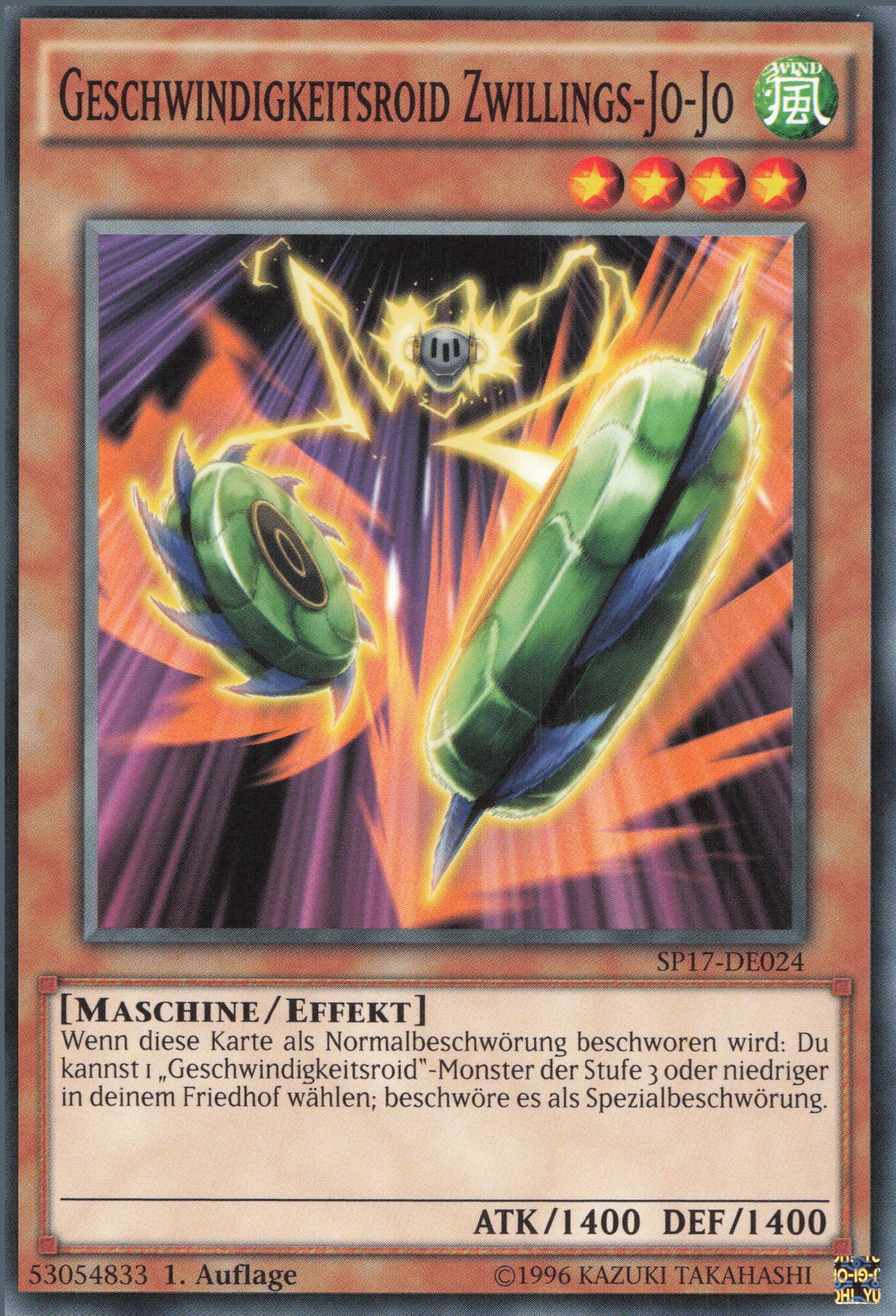 Yu-Gi-Oh! Geschwindigkeitsroid Zwillings-Jo-Jo (V.1)