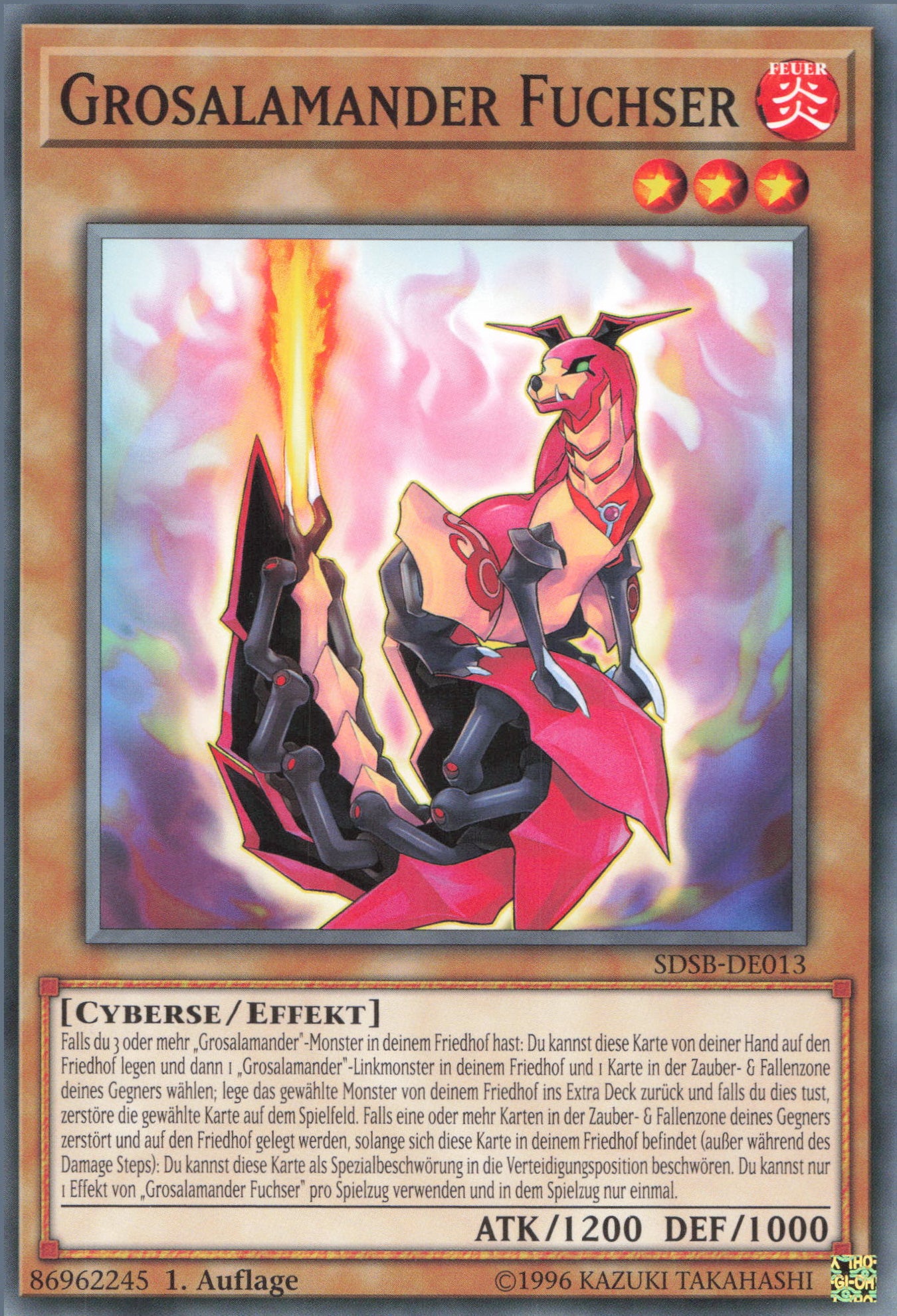 Yu-Gi-Oh! Grosalamander Fuchser