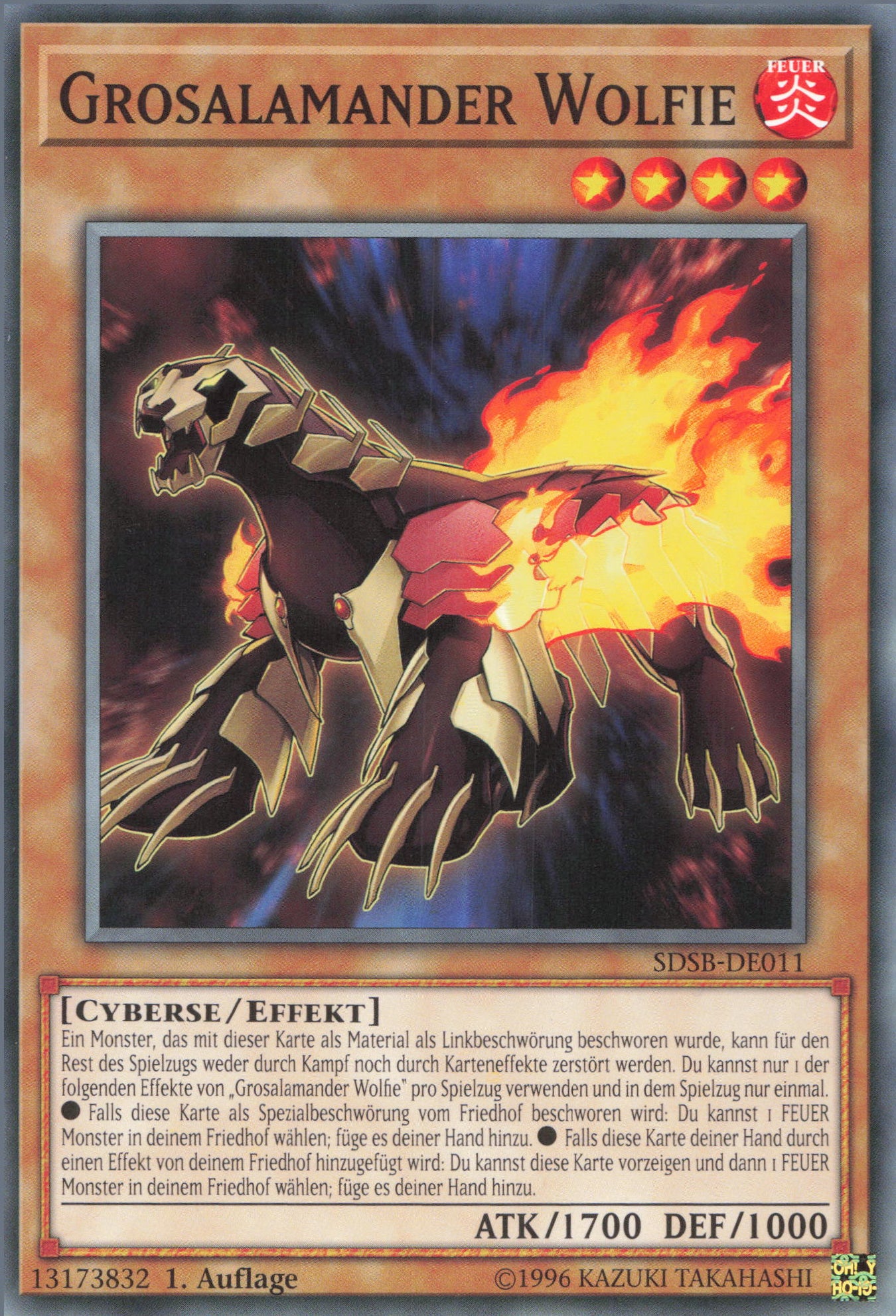 Yu-Gi-Oh! Grosalamander Wolfie