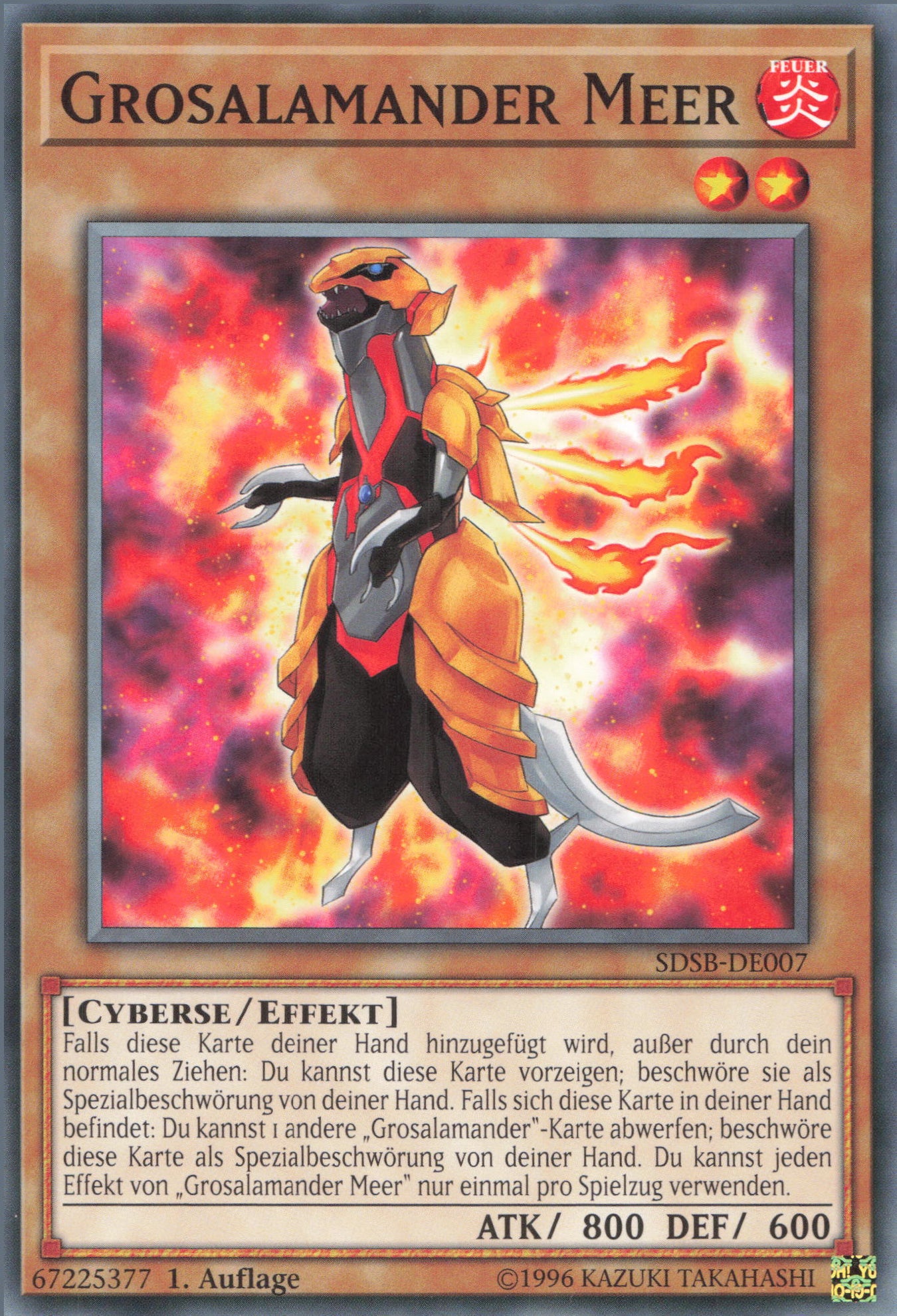 Yu-Gi-Oh! Grosalamander Meer