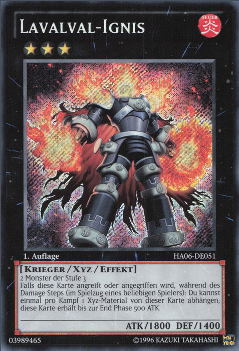 Lavalval-Ignis HA06-DE051 Secret Rare
