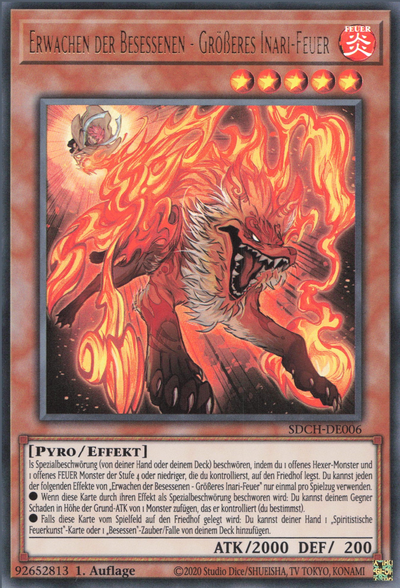 Yu-Gi-Oh! Erwachen der Besessenen - Größeres Inari-Feuer