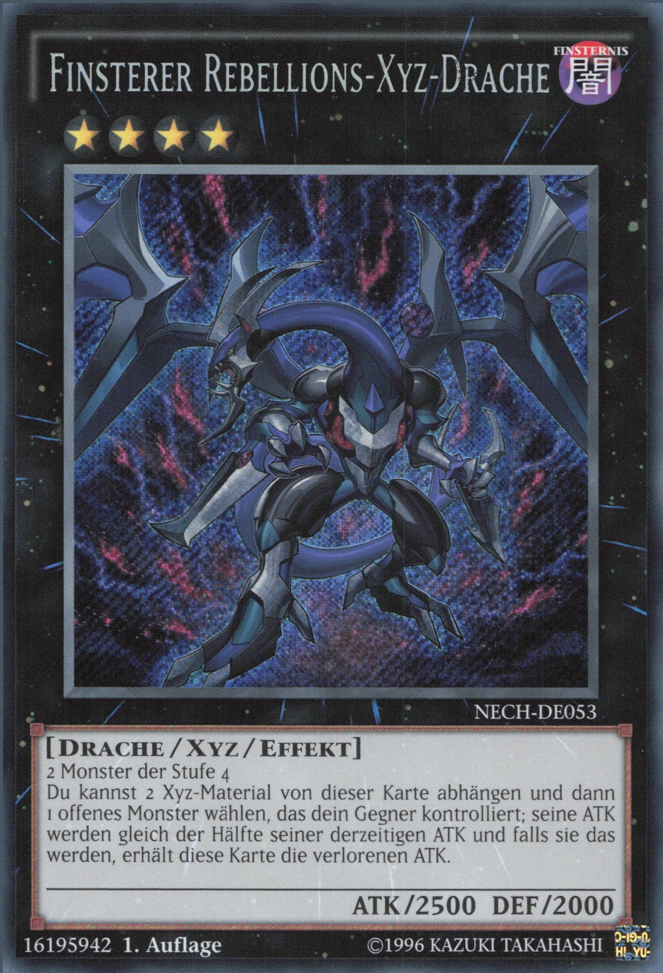 Yu-Gi-Oh! Finsterer Rebellions-Xyz-Drache (V.1)