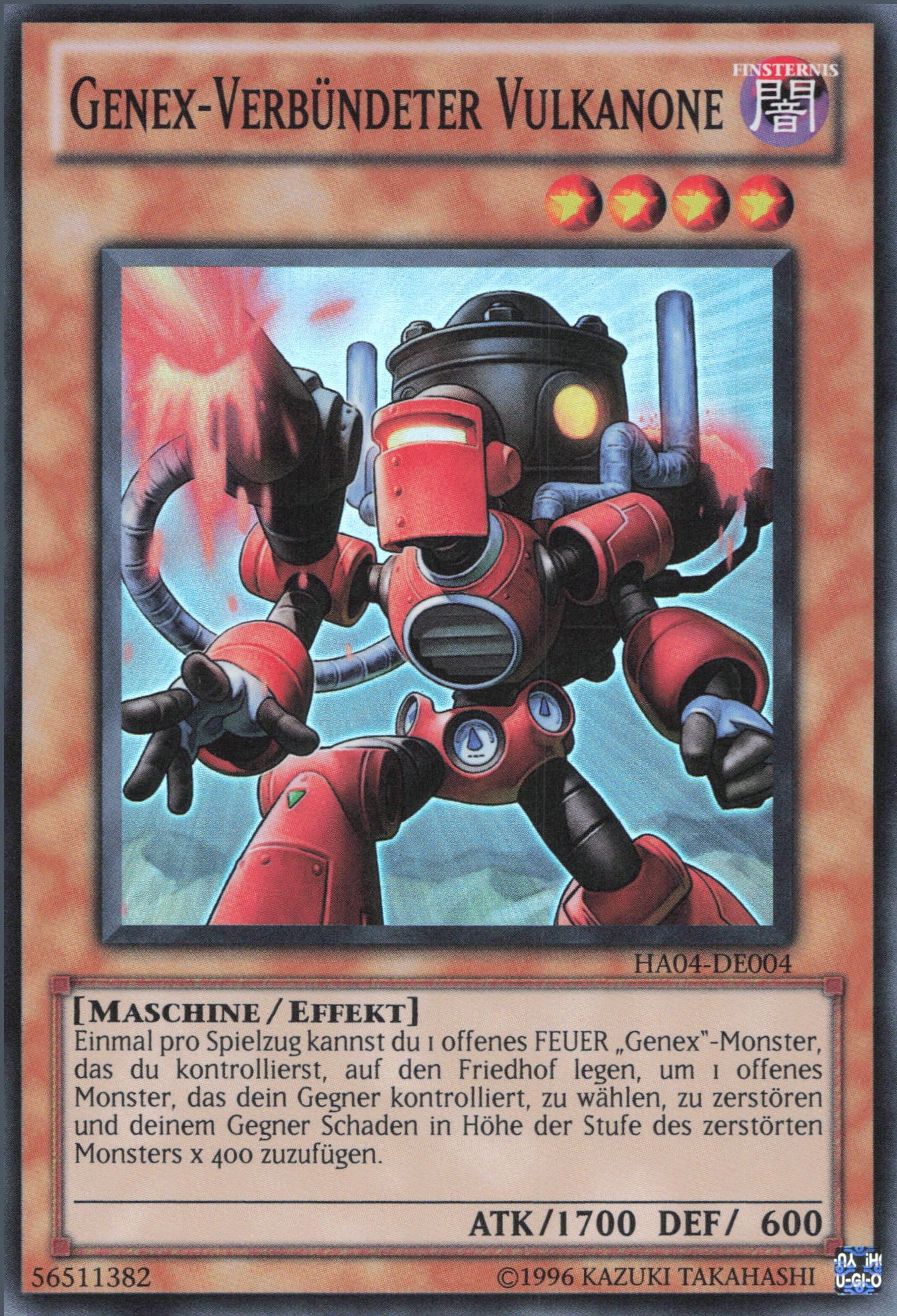 Yu-Gi-Oh! Genex-Verbündeter Vulkanone