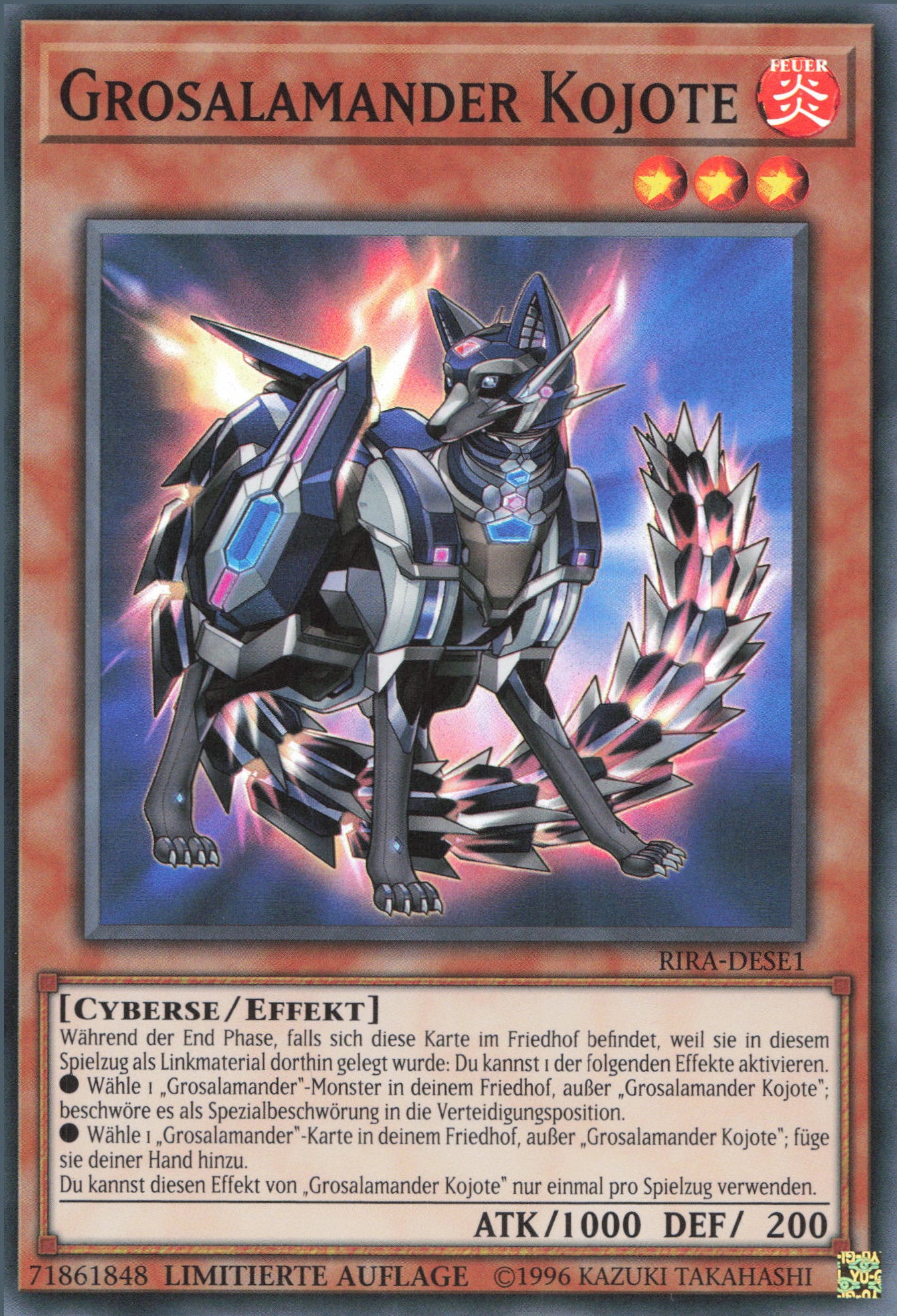 Yu-Gi-Oh! Grosalamander Kojote