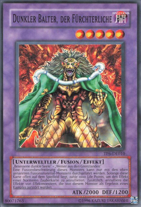 Dunkler Balter, der Fürchterliche TP6-DE010 Common