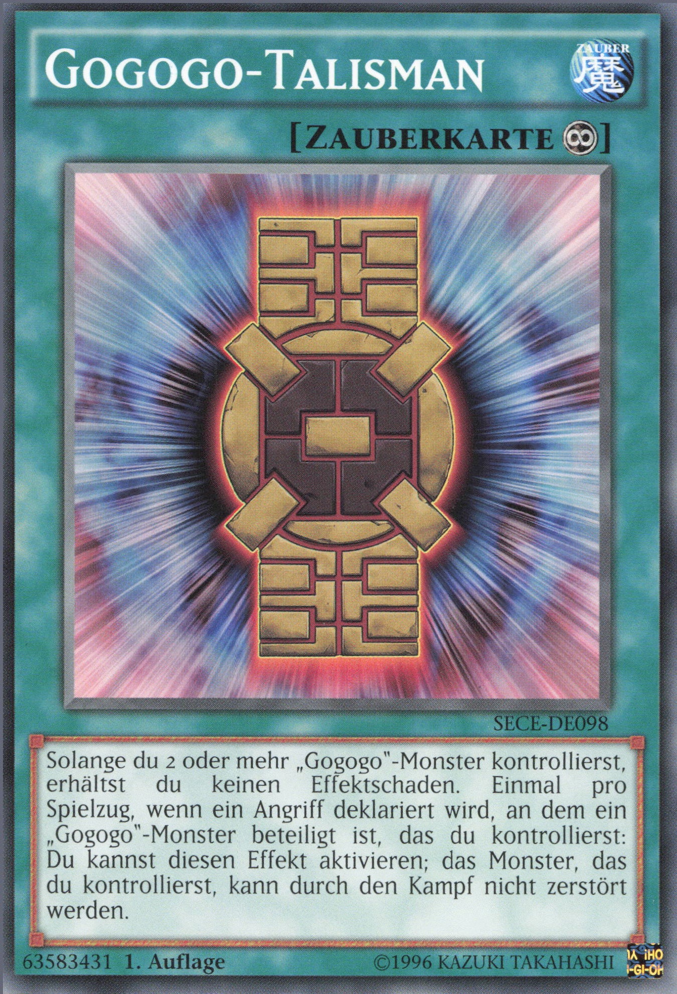 Yu-Gi-Oh! Gogogo-Talisman