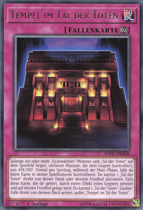 Tempel im Tal der Toten SOFU-DE068 Rare