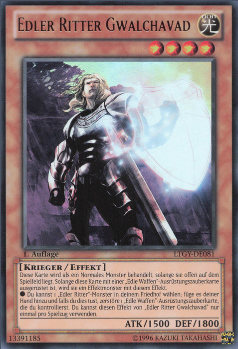 Edler Ritter Gwalchavad (V.1) LTGY-DE081 Ultra Rare