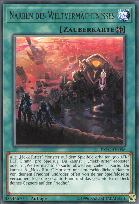 Narben des Weltvermächtnisses (V.1) EXFO-DE056 Rare