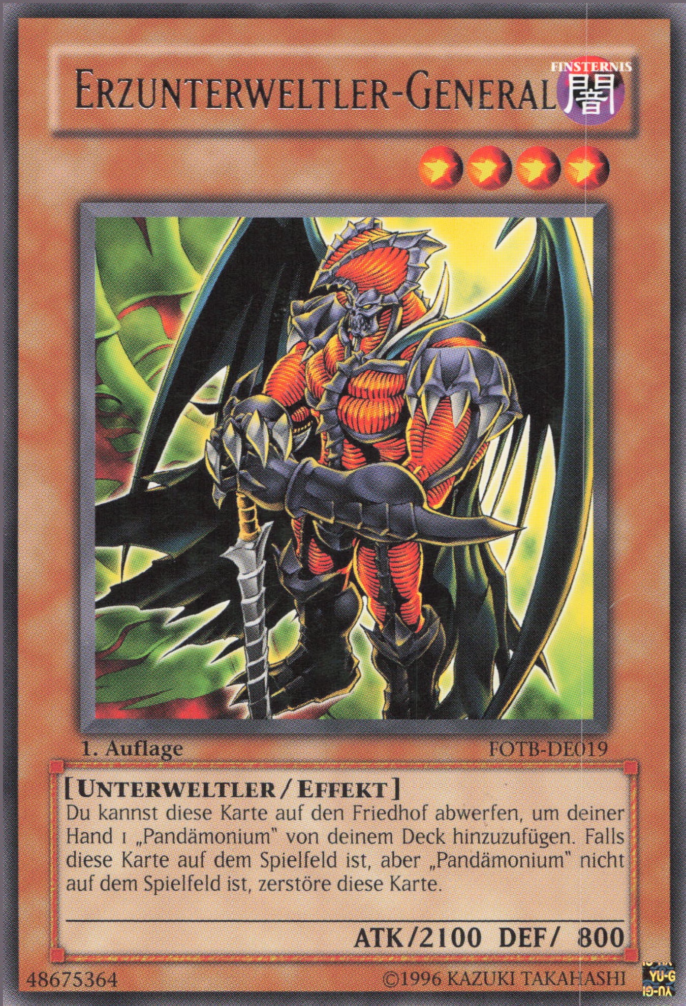 Yu-Gi-Oh! Erzunterweltler-General (V.1)