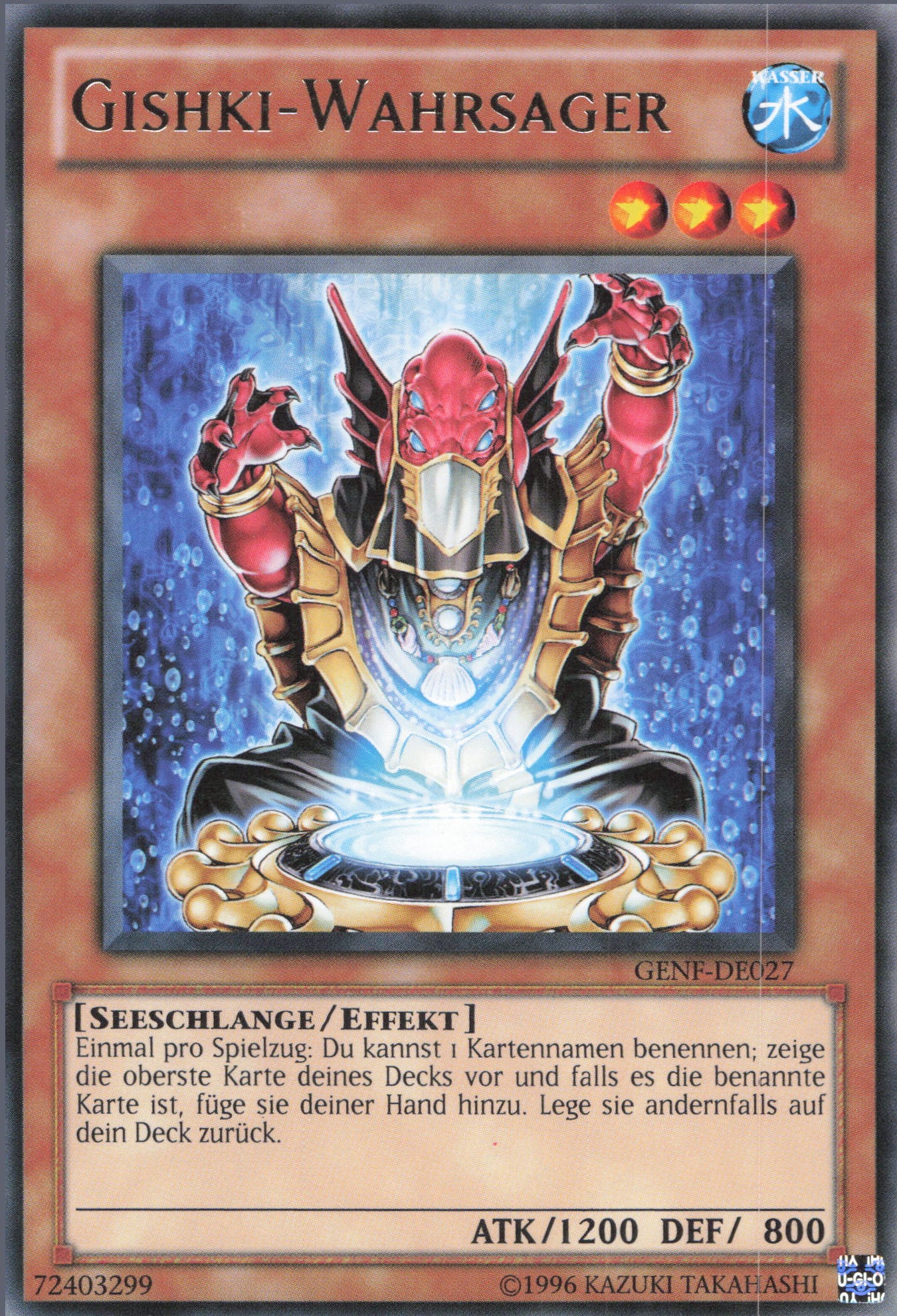Yu-Gi-Oh! Gishki-Wahrsager
