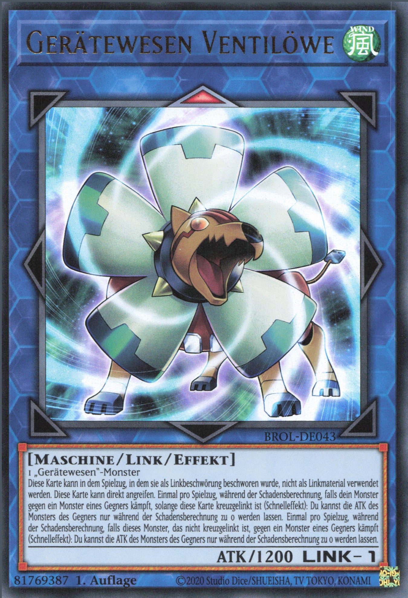 Yu-Gi-Oh! Gerätewesen Ventilöwe