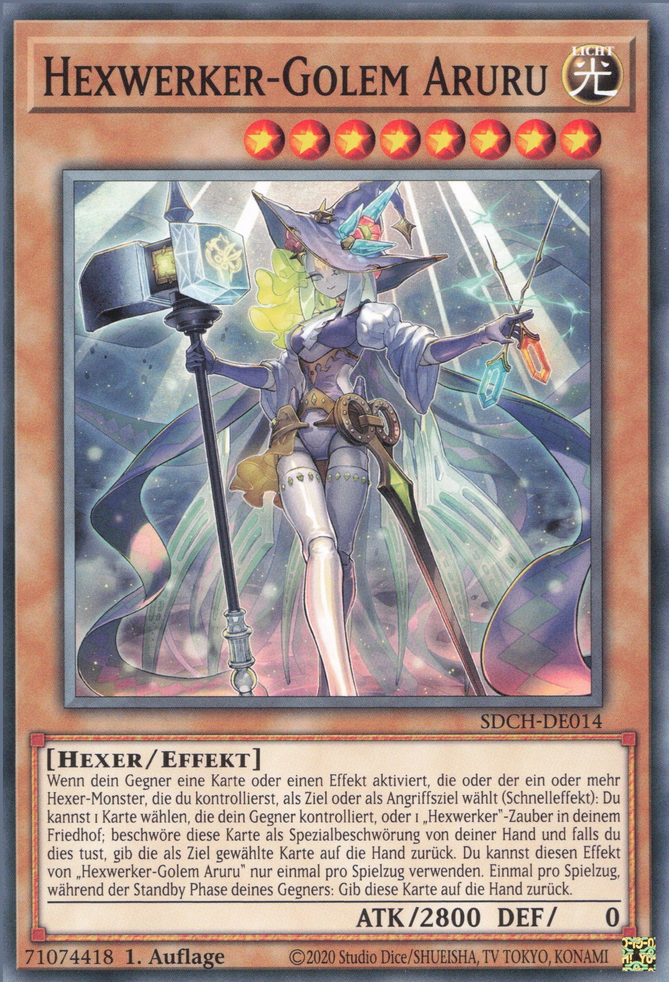 Yu-Gi-Oh! Hexwerker-Golem Aruru