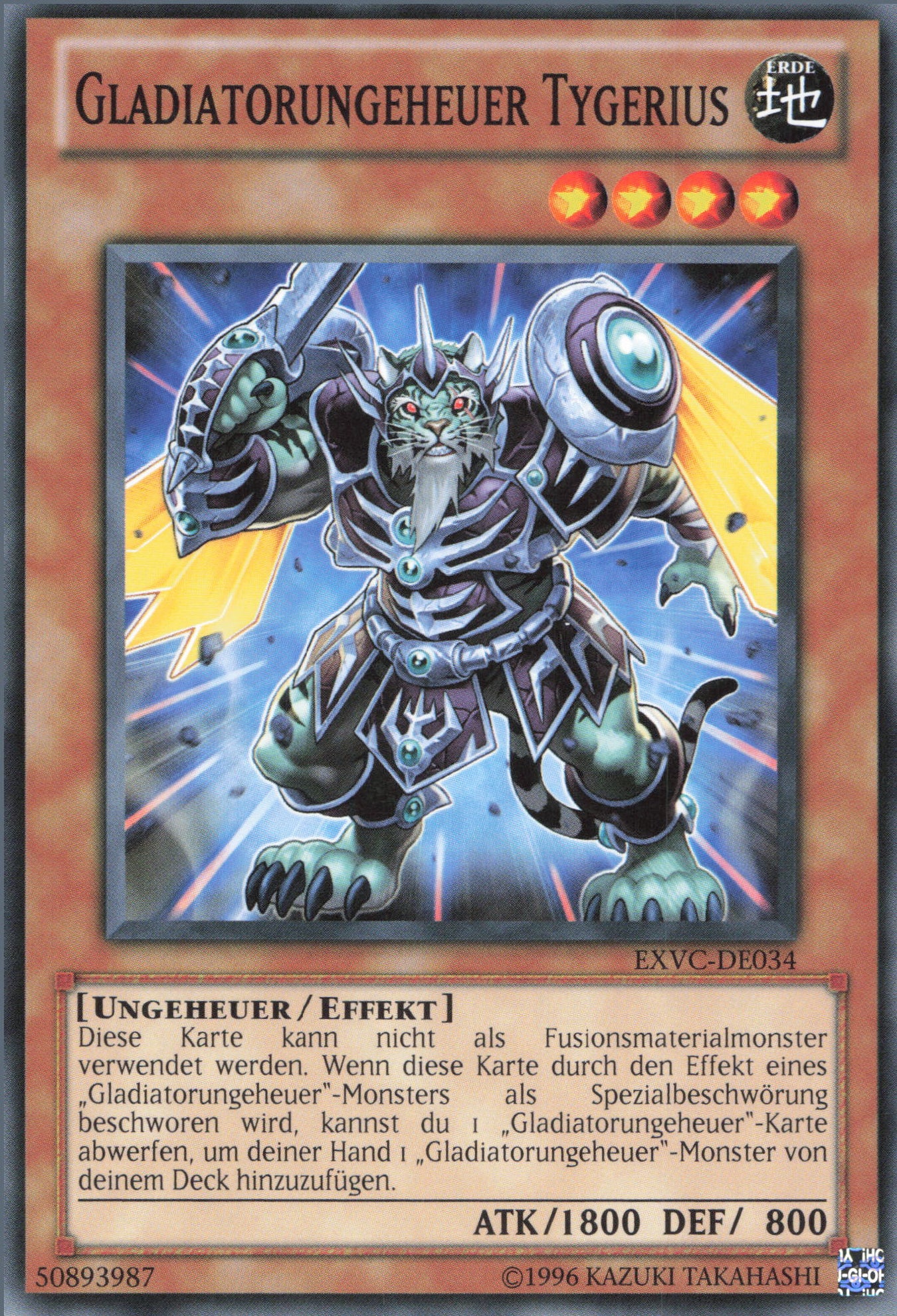 Yu-Gi-Oh! Gladiatorungeheuer Tygerius