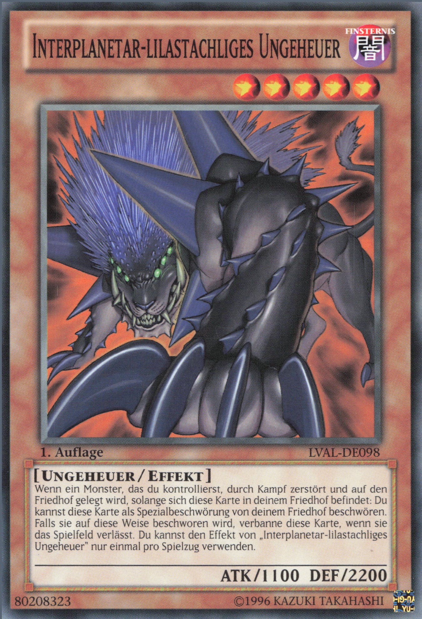 Yu-Gi-Oh! Interplanetar-Lilastacheliges Ungeheuer