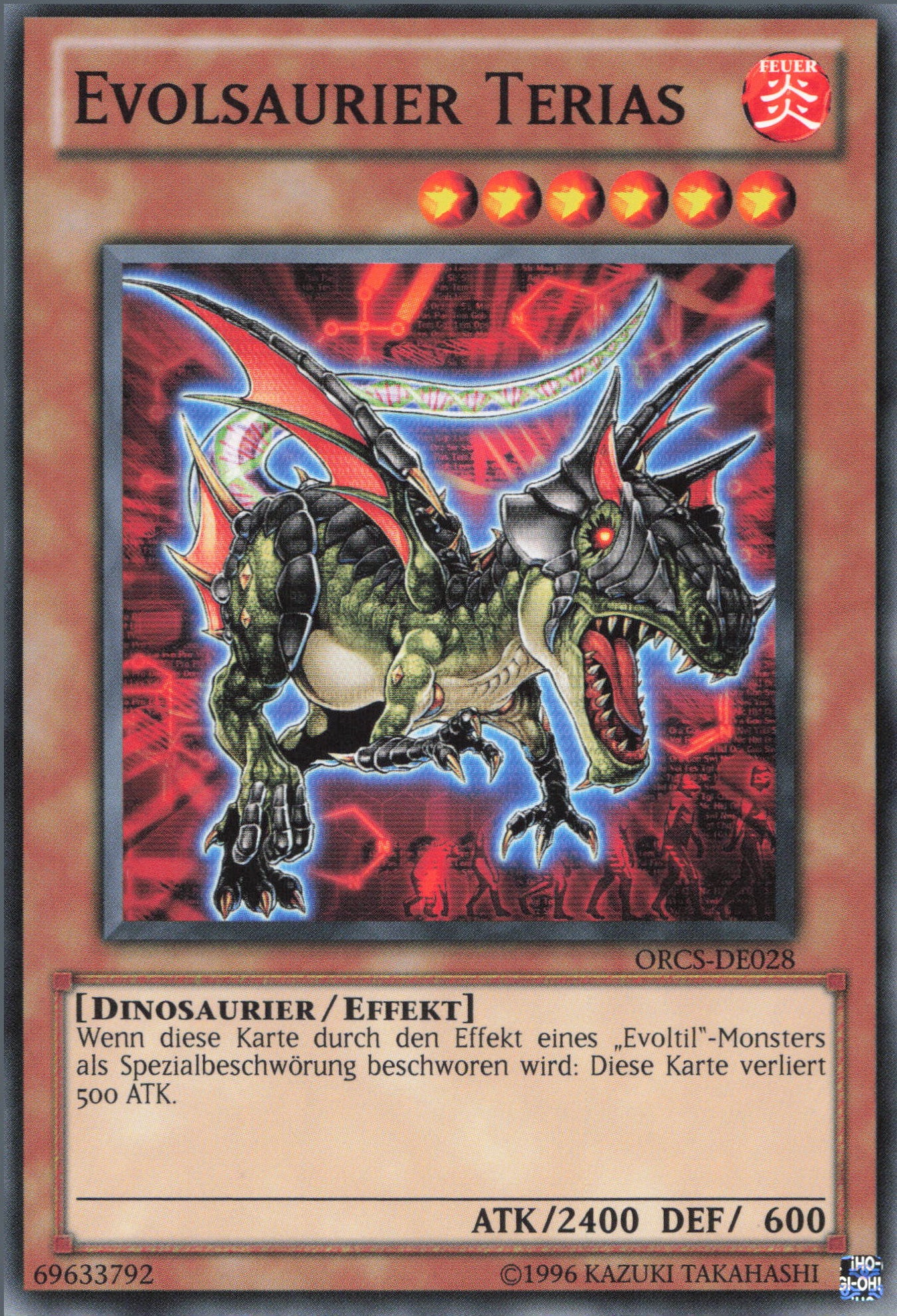 Yu-Gi-Oh! Evolsaurier Terias