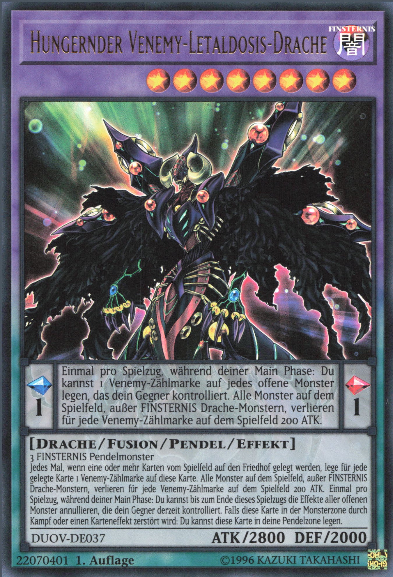 Yu-Gi-Oh! Hungernder Venemy-Letaldosis-Drache