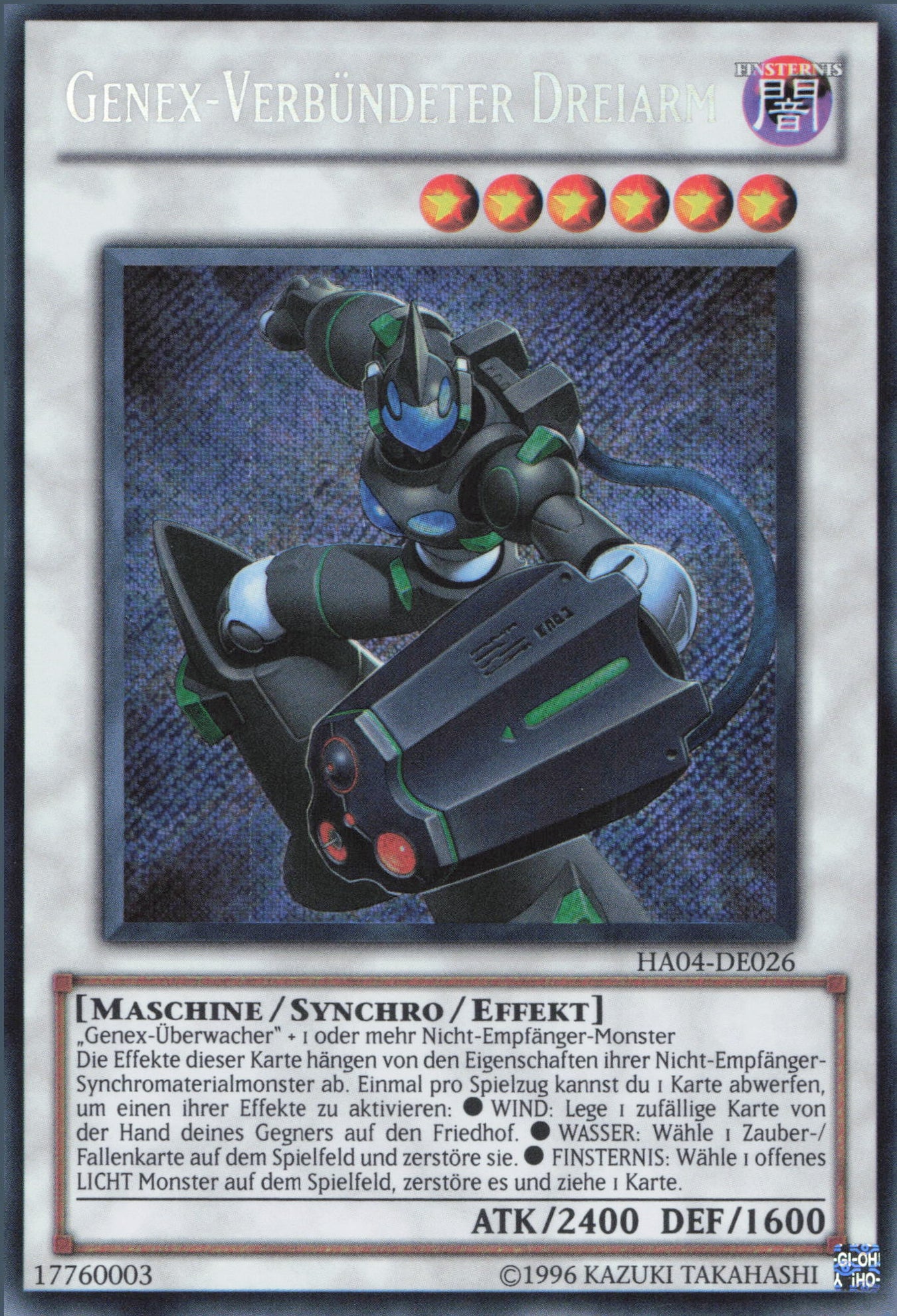 Yu-Gi-Oh! Genex-Verbündeter Dreiarm