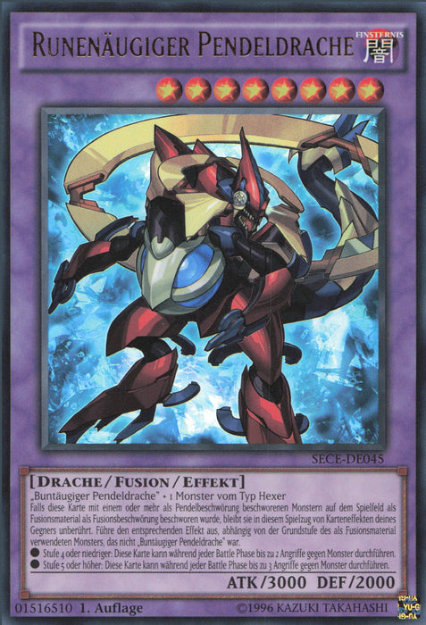 Runenäugiger Pendeldrache SECE-DE045 Ultra Rare