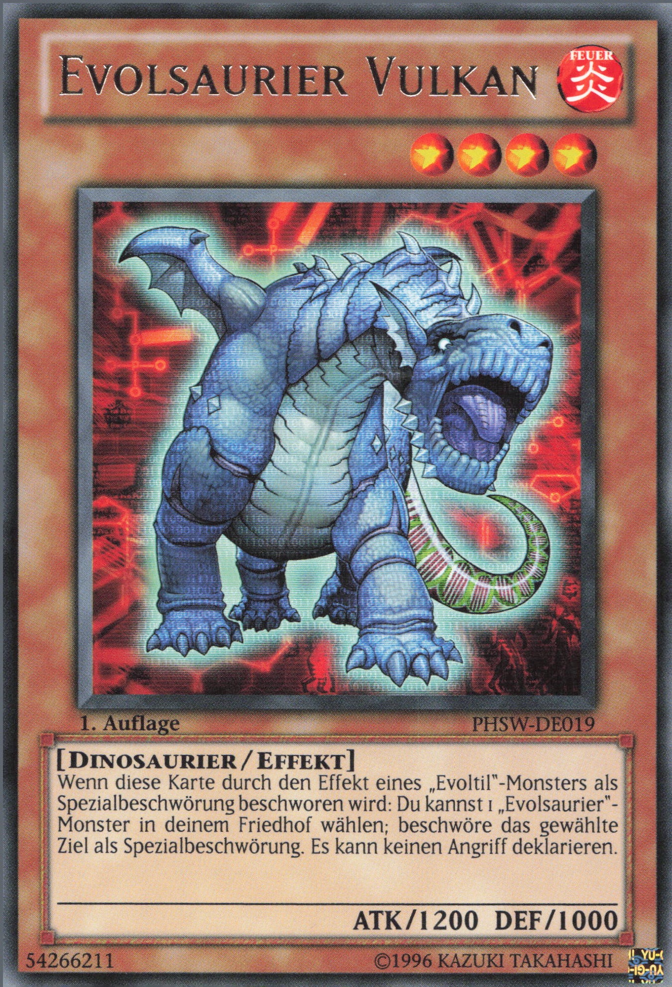 Yu-Gi-Oh! Evolsaurier Vulkan