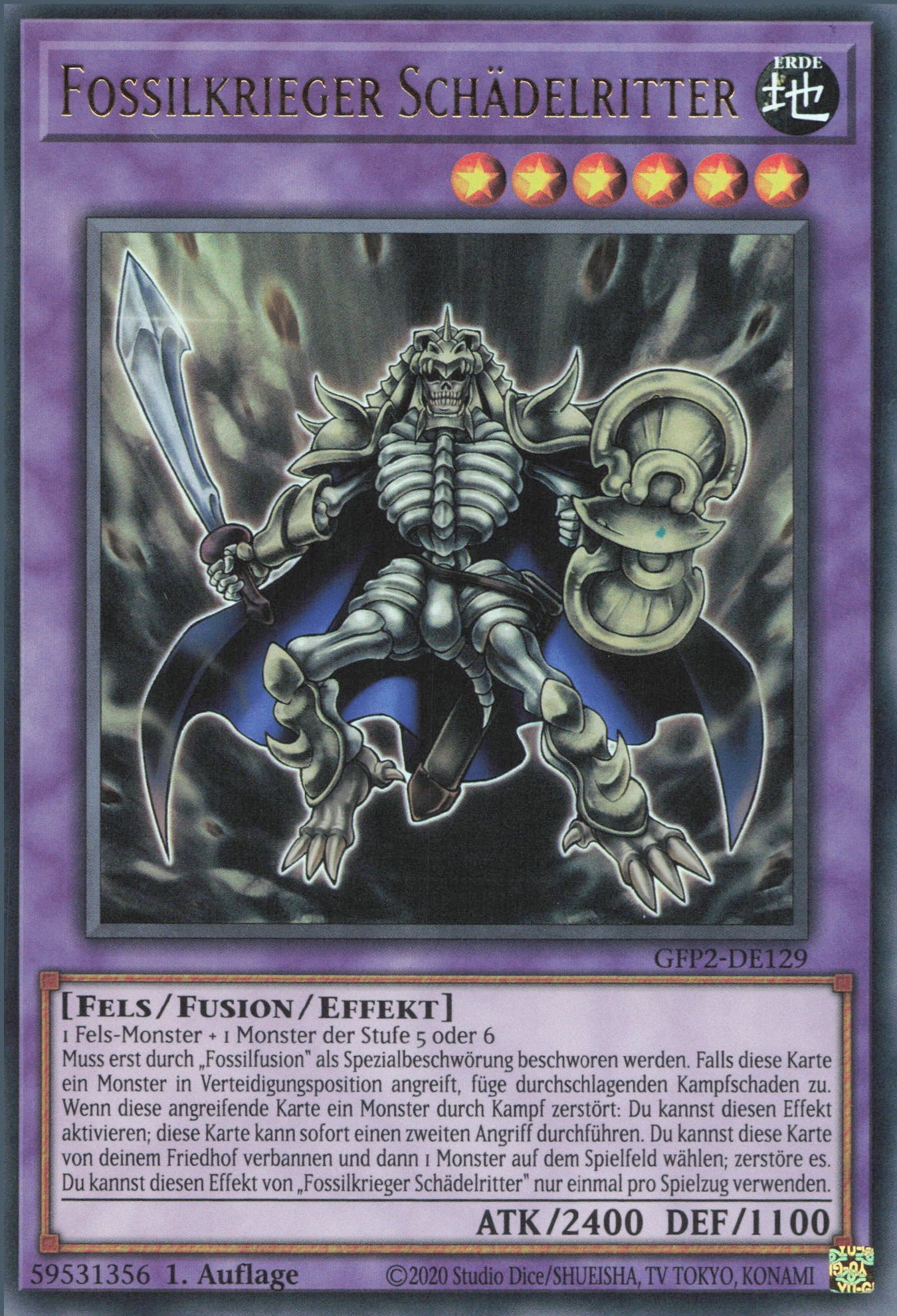 Yu-Gi-Oh! Fossilkrieger Schädelritter