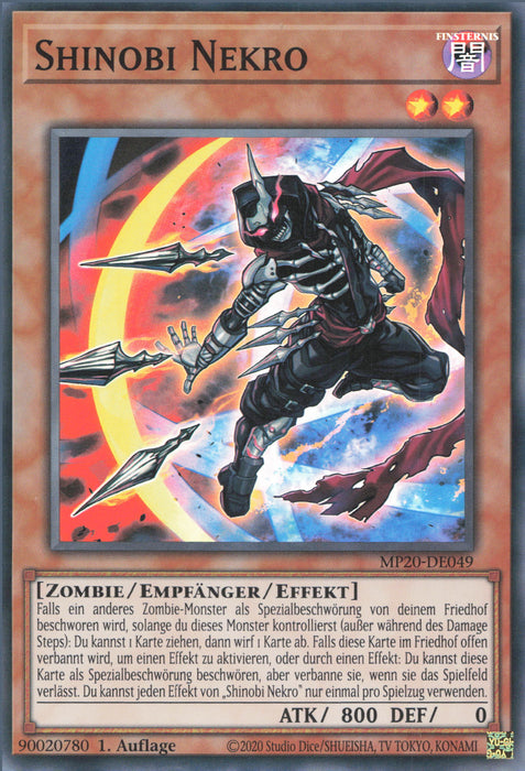 Shinobi Nekro MP20-DE049 Super Rare