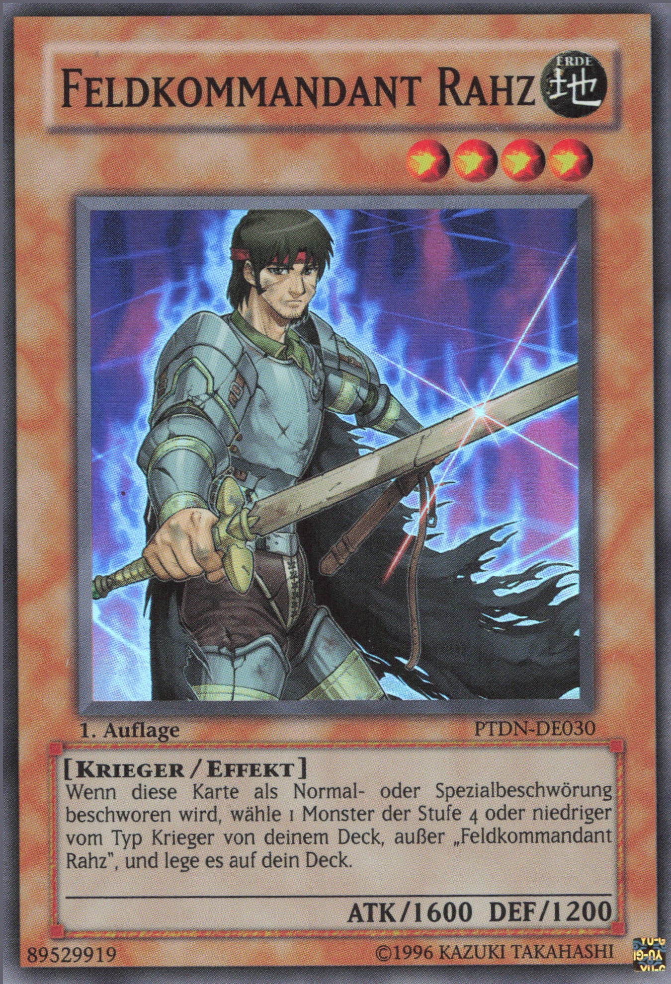 Yu-Gi-Oh! Feldkommandant Rahz
