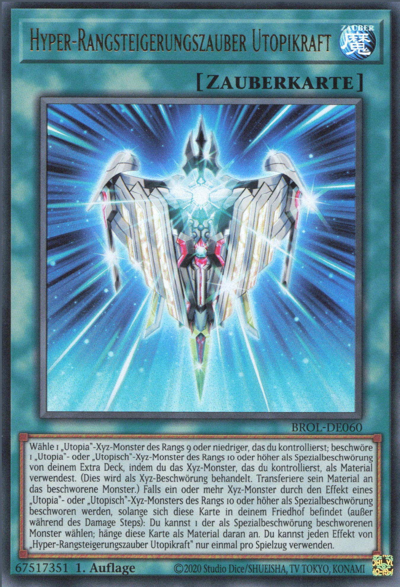 Yu-Gi-Oh! Hyper-Rangsteigerungszauber Utopikraft
