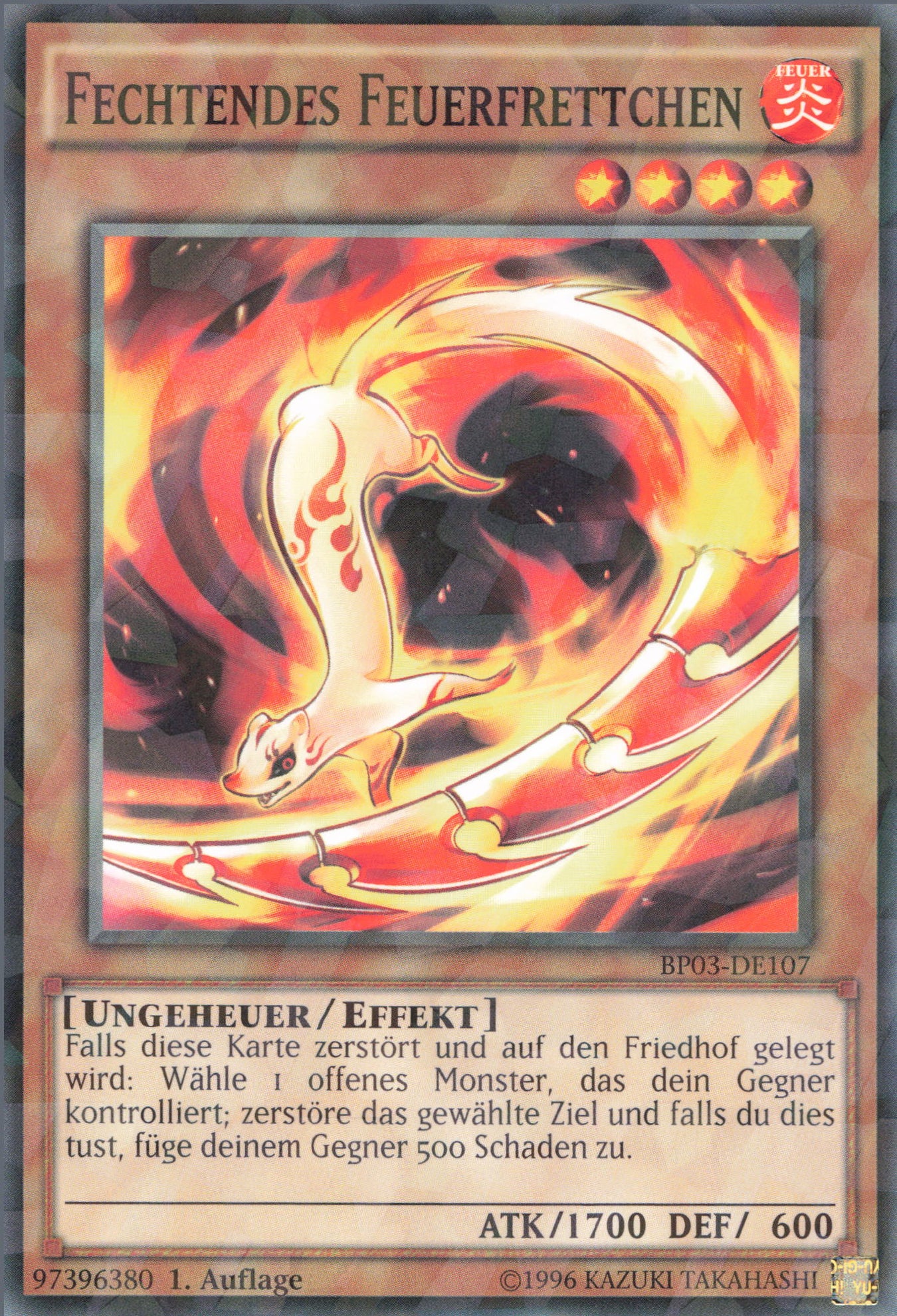 Yu-Gi-Oh! Fechtendes Feuerfrettchen (V.2)