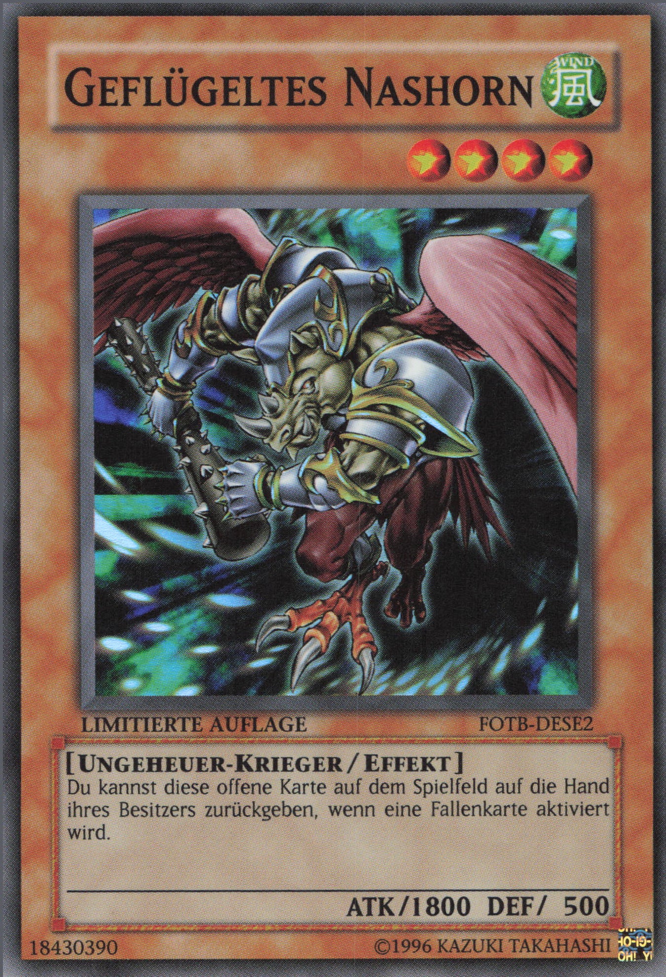 Yu-Gi-Oh! Geflügeltes Nashorn