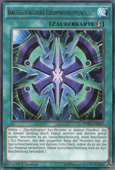 Rangsteigerungszauber Verdammnisverdopplungskraft WIRA-DE027 Rare