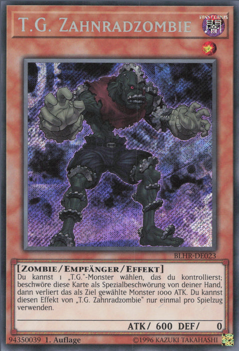 T.G. Zahnradzombie BLHR-DE023 Secret Rare