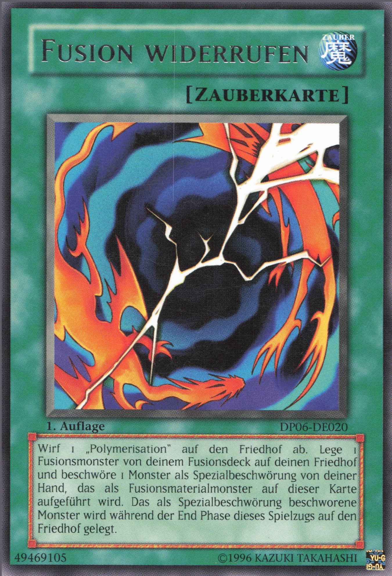 Yu-Gi-Oh! Fusion widerrufen