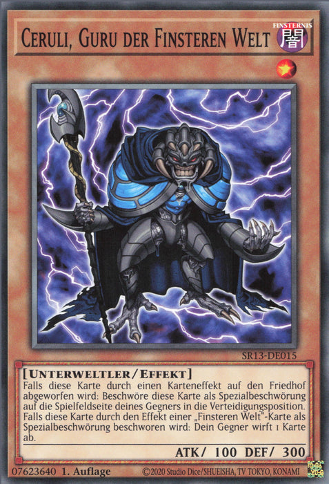 Ceruli, Guru of Dark World SR13-DE015 Common