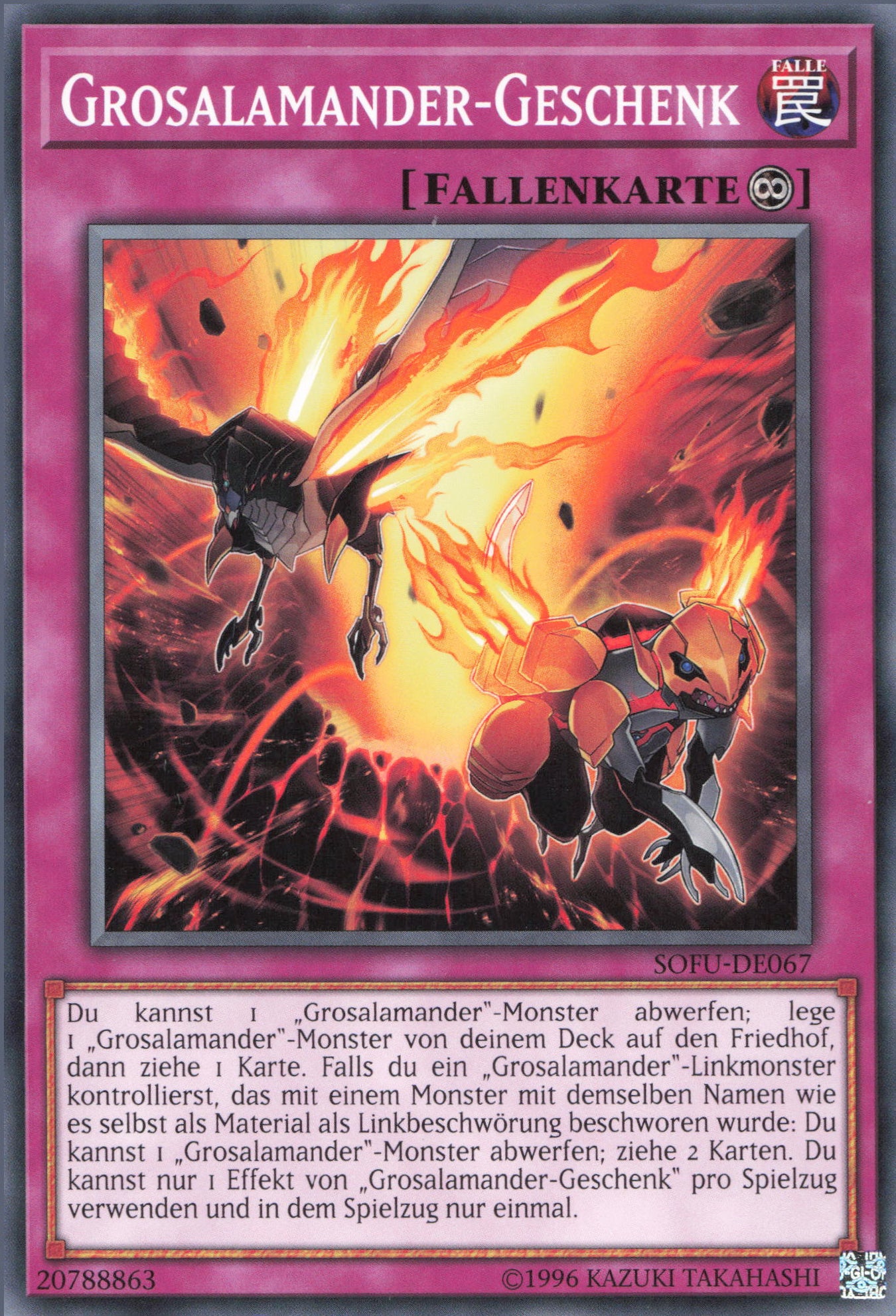 Yu-Gi-Oh! Grosalamander-Geschenk