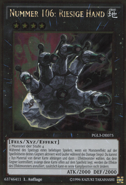 Nummer 106: Riesige Hand PGL3-DE075 Gold Rare