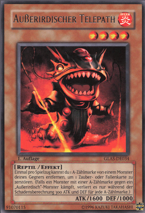 Außerirdischer Telepath GLAS-DE034 Rare