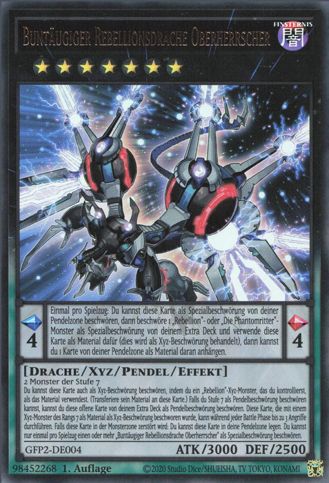 Buntäugiger Rebellionsdrache Oberherrscher GFP2-DE004 Ultra Rare