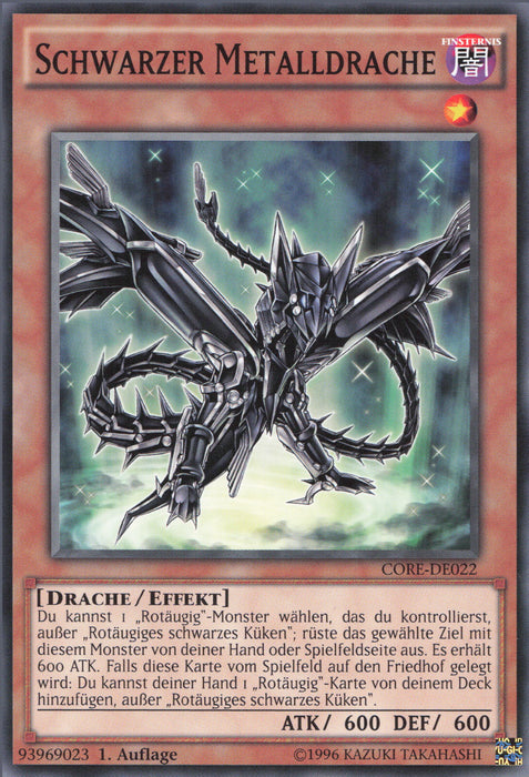 Schwarzer Metalldrache CORE-DE022 Common