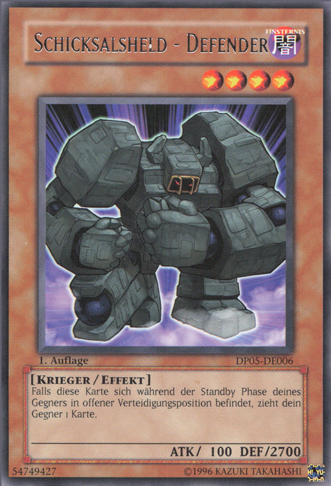 Schicksals-HELD - Defender DP05-DE006 Rare