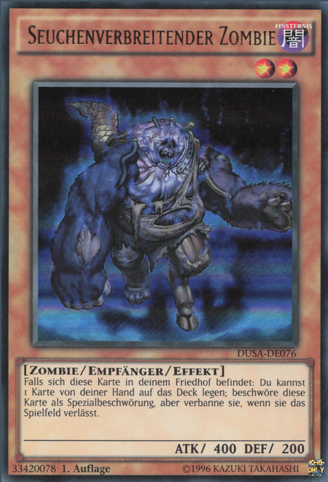 Seuchenverbreitender Zombie DUSA-DE076 Ultra Rare