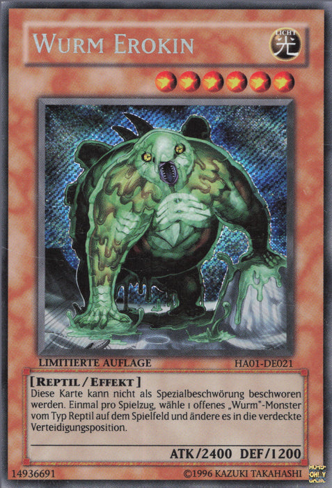Wurm Erokin HA01-DE021 Secret Rare